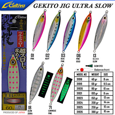 Cultiva 31920 Gekito Jig Ultra Slow 80g 10.0cm-03