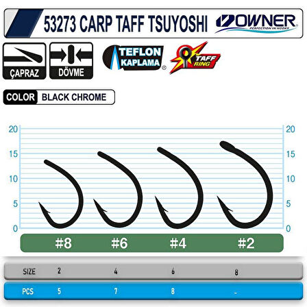 OWNER 53273 CT-3 Tsuyoshi Sazan İğnesi