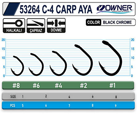 Owner 53264 C-4 Carp Aya  Olta İğnesi