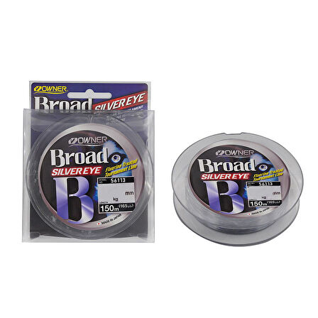 Owner 56113 Broad Silver Eye 0.12mm 150m