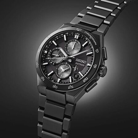 Seiko Astron "Night Black" SSH155J GPS Solar Erkek Kol Saati