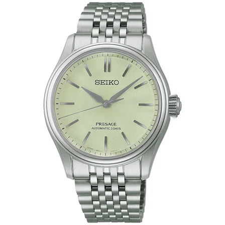 Seiko Presage HCC002J1 Otomatik Erkek Kol Saati Yeşil Kadran 38 mm