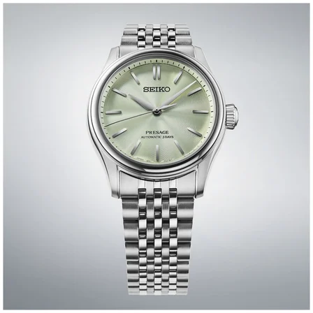 Seiko Presage HCC002J1 Otomatik Erkek Kol Saati Yeşil Kadran 38 mm