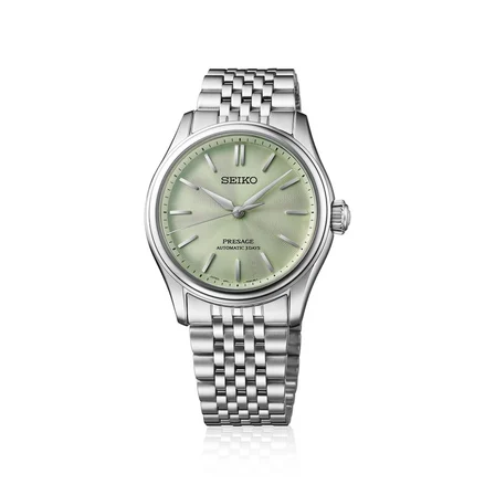Seiko Presage HCC002J1 Otomatik Erkek Kol Saati Yeşil Kadran 38 mm