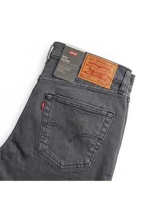 502 Taper likralı esnek kumaş erkek kot pantolon--açık füme--- açık füme / 33/32