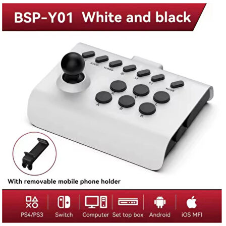 Ozmik BSP-Y01/PS4 Arcade oyunu rocker TV PC için Bluetooth kablosuz 2.4GI OS Android Joystick