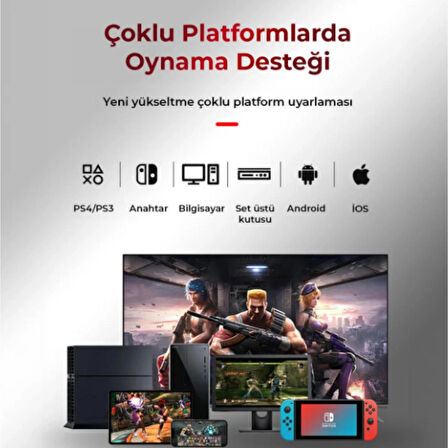 Ozmik BSP-Y01/PS4 Arcade oyunu rocker TV PC için Bluetooth kablosuz 2.4GI OS Android Joystick