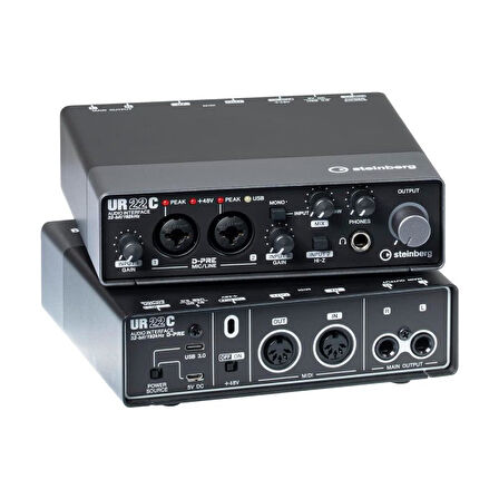 Steinberg UR22C Recording Pack / Ses Kartı,Kulaklık ve Mikrofon