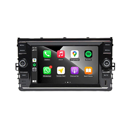 Volkswagen Araç Multimedya Carplay Android Auto 4+64 8 Inch 4 Çekirdek BS-1740W