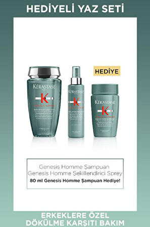 Kerastase Genesis Homme Erkeklere Özel Güçlendirici ve Şekillendirici Bakım Seti