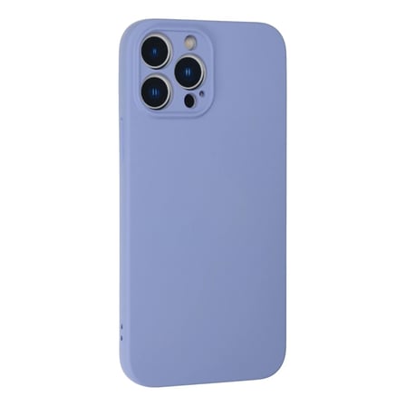 Apple iPhone 13 Pro Max Kılıf Nano içi Kadife Silikon - Lila