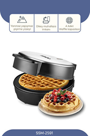 SİNBO SSM-2591 Waffle Makinesi