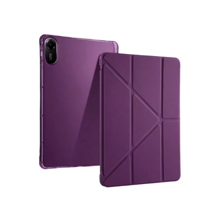 Xiaomi Redmi Pad 2 Kalemlikli Mars Tablet Kılıfı - Mürdüm
