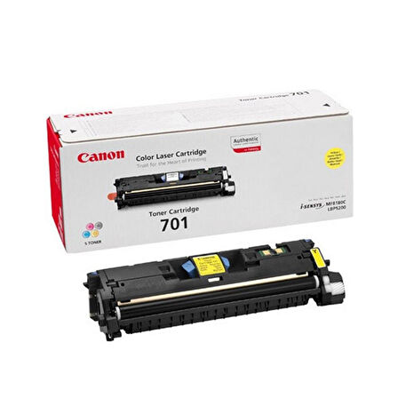 Canon CRG-701Y (9284A003) Sarı Orijinal Toner