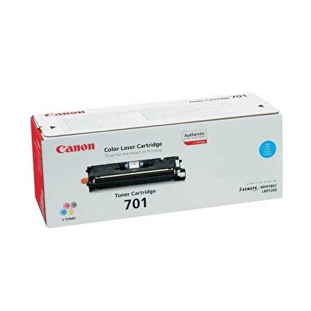 Canon CRG-701C (9286A003) Mavi Orijinal Toner