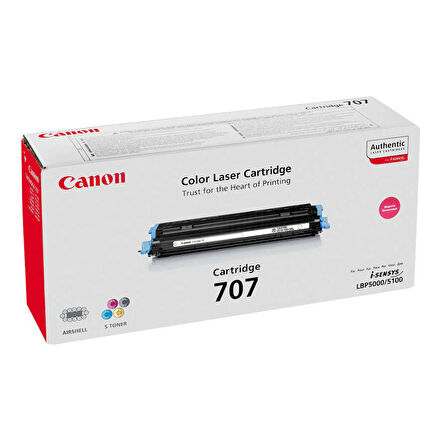 Canon CRG-707/9422A004 Kırmızı Orijinal Toner
