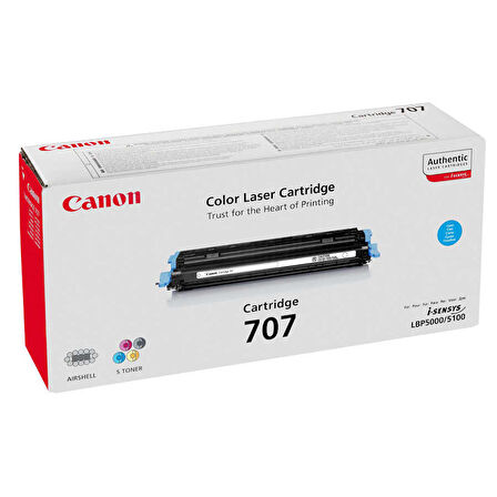 Canon CRG-707/9423A004 Mavi Orijinal Toner
