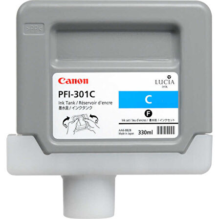 Canon PFI-301C-1487B001 Mavi Orijinal Kartuş