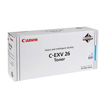 Canon C-EXV-26 1659B006 Mavi Orijinal Toner