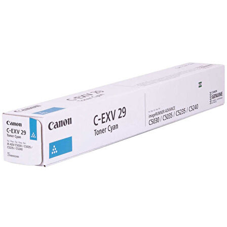 Canon C-EXV-29- 2794B002 Mavi Orijinal Fotokopi Toneri