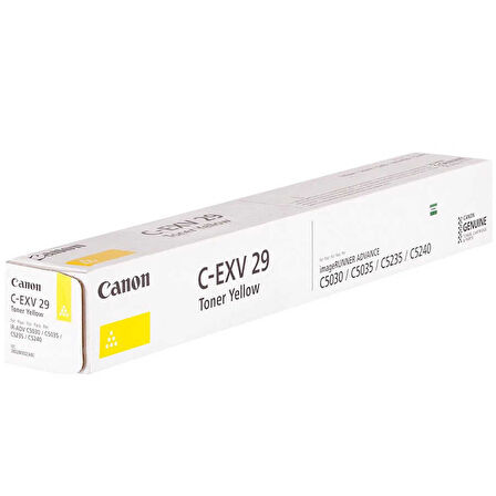 Canon C-EXV-29- 2802B002 Sarı Orijinal Fotokopi Toneri