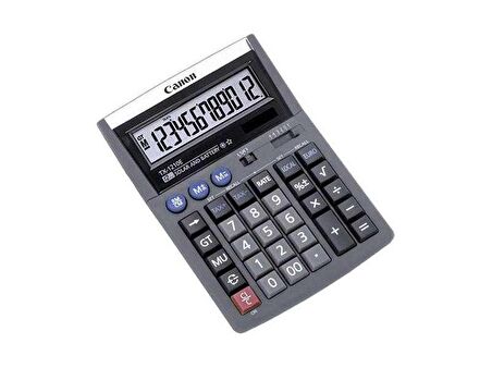 Canon 12 Hane Hesap Makinesi Tx-1210E Siyah