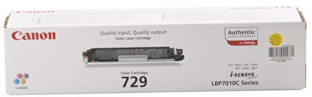 Canon CRG-729Y Yellow Sarı 1.000 Sayfa Toner LBP7010-7018