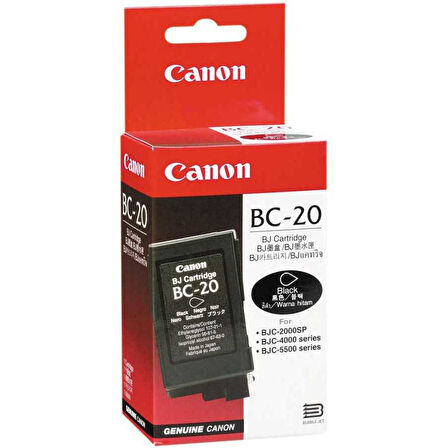 Canon BC-20 Siyah Orijinal Kartuş