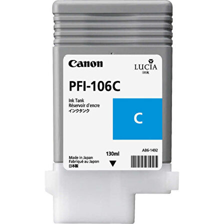 Canon PFI-106C-6622B001 Mavi Orijinal Kartuş