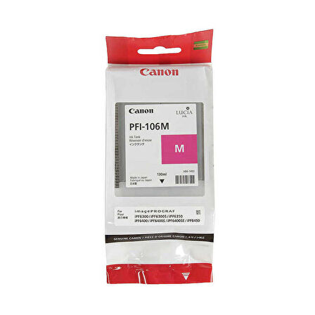 Canon PFI-106M-6623B001 Kırmızı Orijinal Kartuş