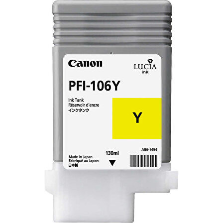 Canon PFI-106Y-6624B001 Sarı Orijinal Kartuş