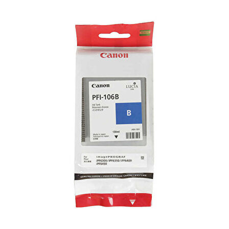 Canon PFI-106B-6629B001 Mavi Orijinal Kartuş