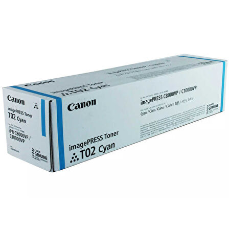 Canon T02-8530B001 Mavi Orijinal Toner
