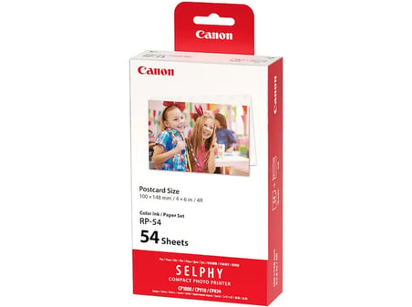 CANON Renkli Mürekkep ve Fotoğraf Kağıdı Seti RP-54 EMEA