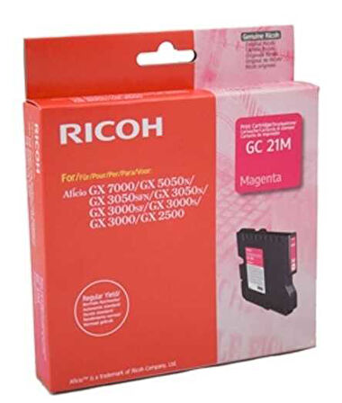 Ricoh Aficio GC-21M Kırmızı Orijinal Kartuş