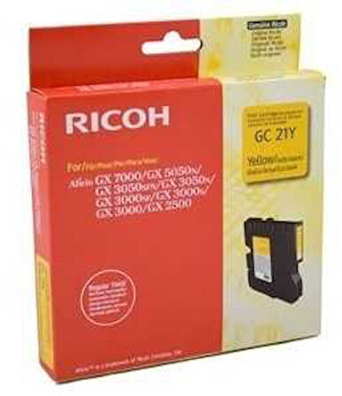 Ricoh Aficio GC-21Y Sarı Orijinal Kartuş