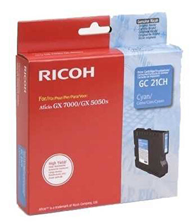 Ricoh Aficio GC-21CH Mavi Orijinal Kartuş
