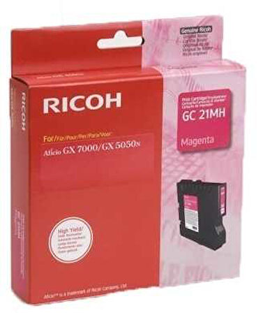 Ricoh Aficio GC-21MH Kırmızı Orijinal Kartuş