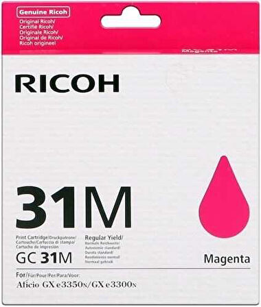 Ricoh Aficio GC-31M Kırmızı Orijinal Kartuş