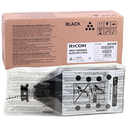 Ricoh Aficio MP-C6501 Siyah Orijinal Fotokopi Toner