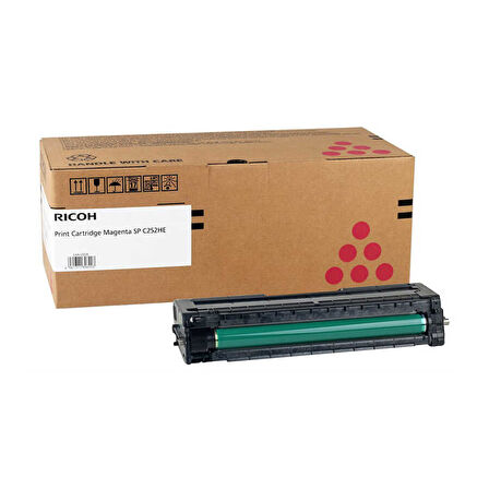 Ricoh SP-C252 Kırmızı Orijinal Toner Yüksek Kapasiteli