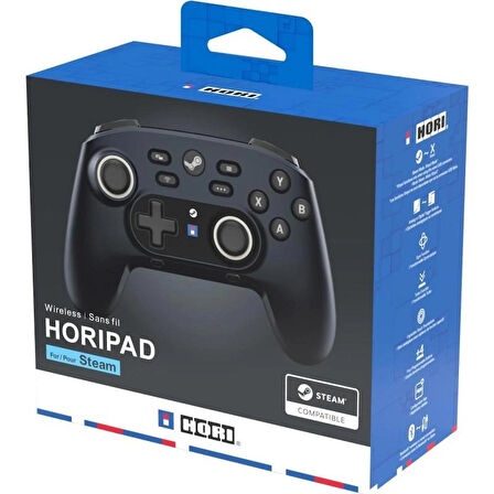 HORIPAD PC Kablosuz Steam Controller Lisanslı KUMANDA Midnight Black