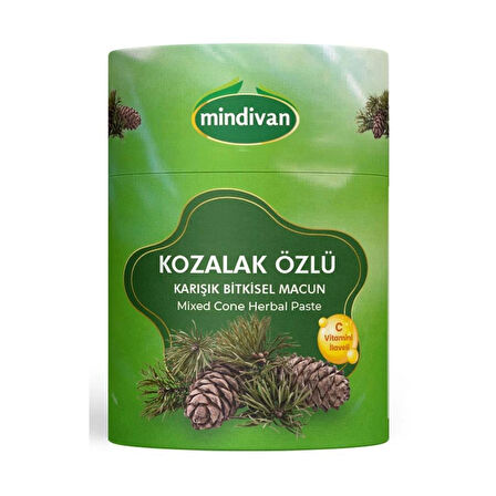 Kozalak Macunu 240 gr - Kozalak Özlü Macun Selvi Kozalağı C Vitamini İlaveli