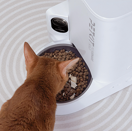 Petkit Yumshare Solo Kameralı Akıllı Mama Kabı Beyaz (Resmi Distribütör Garantili)