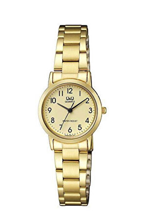 QQ QA39J003Y Metal Kordon Altın Kadın Kol Saati