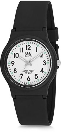 Q&Q VP46J039Y SİYAH SİLİKON KORDON RAKAMLI ERKEK KOL SAATİ