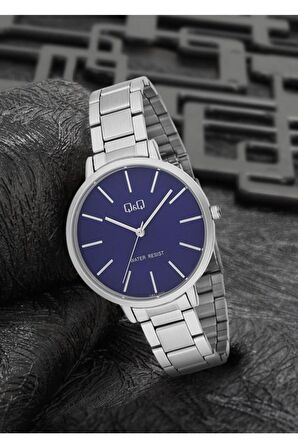 Qb57j202y Gümüş Lacivert Kadran Kadın Kol Saati