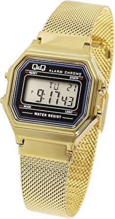 Q&Q M173J027Y Kronometreli Alarmlı Işıklı Kadın Kol Saati