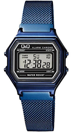 Q&Q M173J031Y Kronometreli Alarmlı Işıklı Kadın Kol Saati