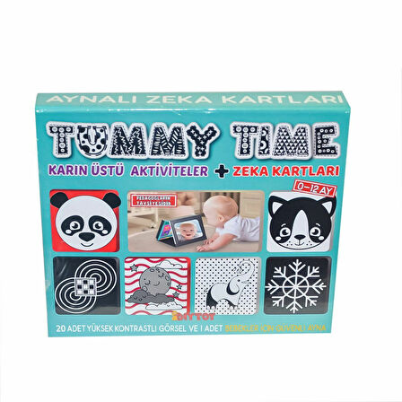 FABBATOYS Tummy Time Aynalı Zeka Kartı